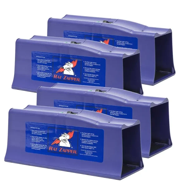 Victor Rat Zapper Battery Operated Rat Trap (1-Pack) Pack of 4