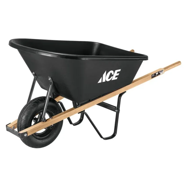 Ace Poly Residential Wheelbarrow - 6 Cu ft