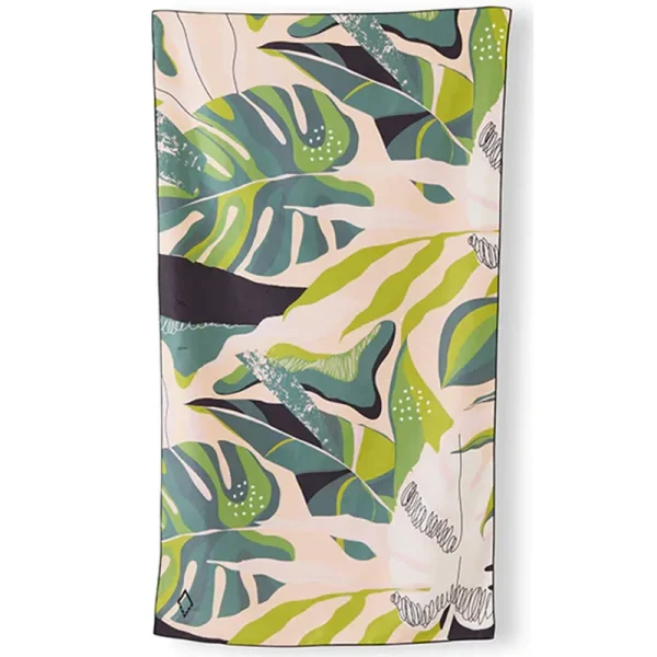 Nomadix - Ultralight Towel Monstera Green Pink