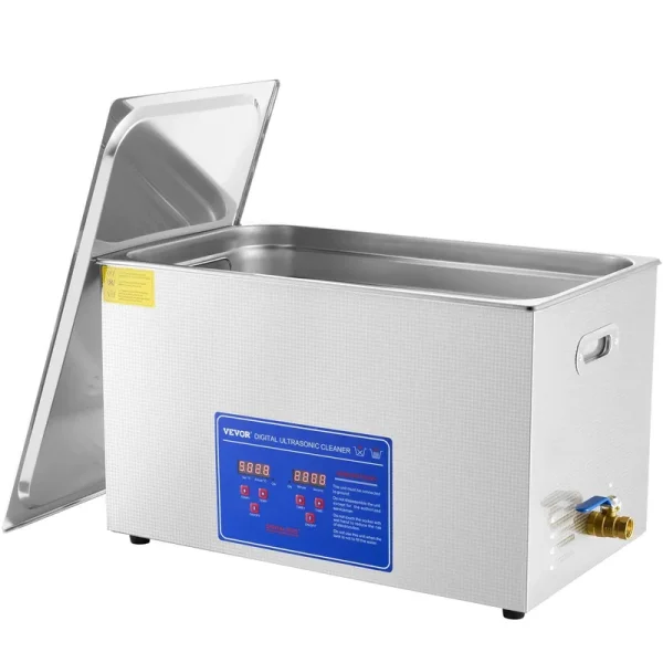 VEVOR New 30L Ultrasonic Cleaner Stainless Steel Industry Heated Heater w/Timer