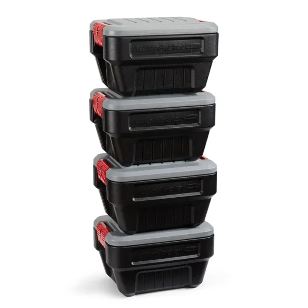 Rubbermaid RMAP080000 ActionPacker 8 gal. Black Storage Tote