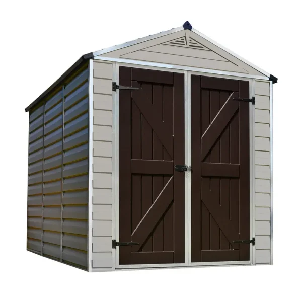 Palram Skylight 6' x 8' Storage Shed - Tan