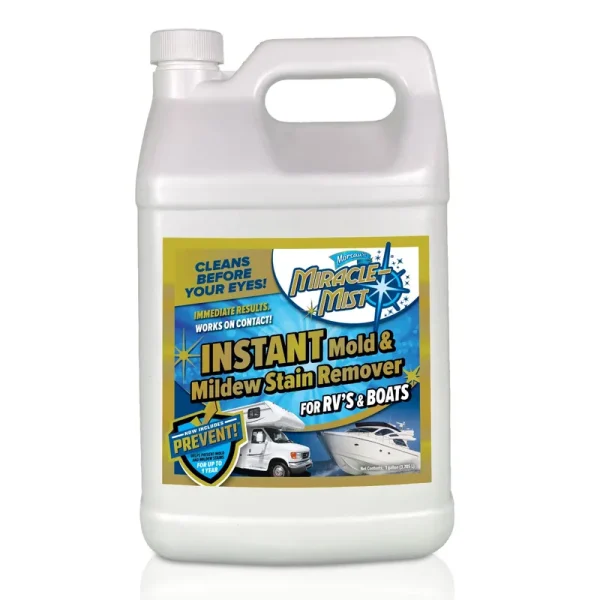 MiracleMist Instant Mold and Mildew Cleaner for RVs and Boats (1 Gallon)