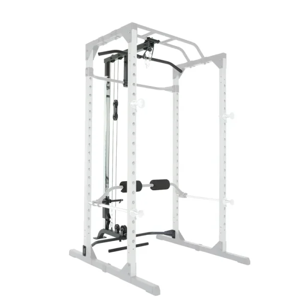 PROGEAR 310 Olympic Lat Pull Down and Low Row Cable Attachment for Progear 1600 Ultra Strength 800 lb Weight Capacity Squat Stand Power Rack Cage with Lock - in J - Hooks