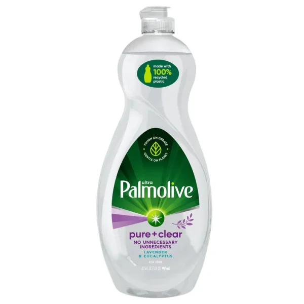 Palmolive Ultra Pure + Clear Dish Liquid, Lavender & Eucalyptus - 32.5 fl oz