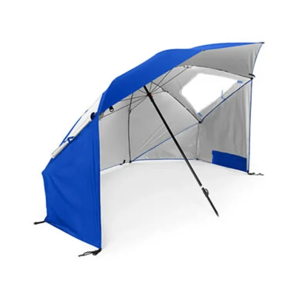 Pro Performance Sports Super-Brella, White/Blue, 8'