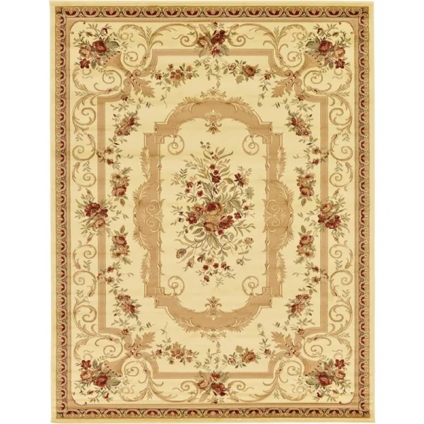 Unique Loom Henry Versailles Cream 10' x 13' Rug