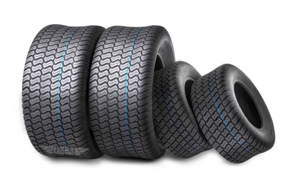 Set of 4 New Lawn Mower Turf Tires 16x6.5 - 8 Front & 23x10.5 - 12 Rear 4PR 13019/49