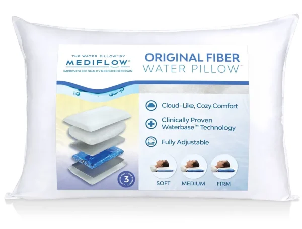 Mediflow Original Fiberfill Waterbase Pillow 20 x 28 inch