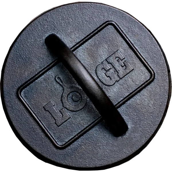 Lodge 6.25 in Seasoned Cast Iron Burger Press