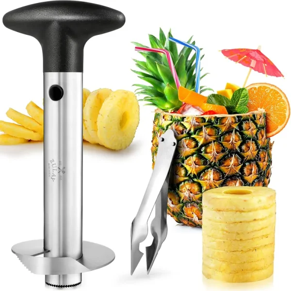 Zulay Kitchen Pineapple Corer & Slicer - Black
