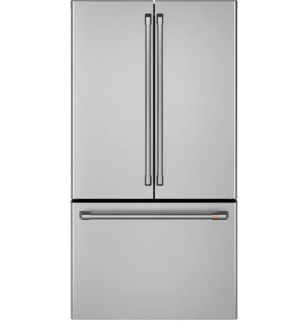 Cafe 23.1 Cu ft French Door Refrigerator - Counter Depth Stainless Steel