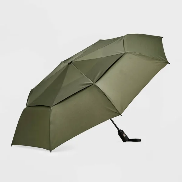 ShedRain Vortex Wind Compact Umbrella - Moss Green