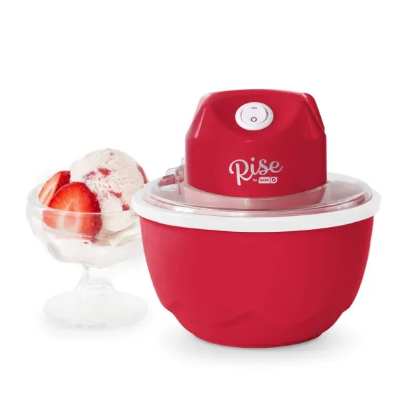 Rise by Dash RPIC100GBRR04 Ice Cream Maker, Red
