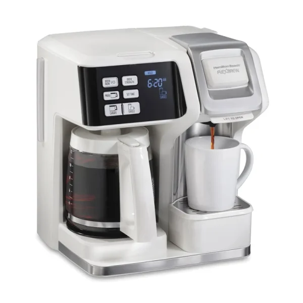 Hamilton Beach - FlexBrew 2-Way Coffee Maker (White)
