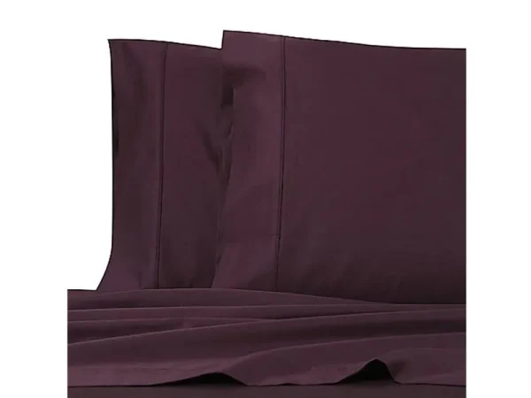 Wamsutta Dream Zone 1000-Thread-Count Sateen King Pillowcases in Plum (Set of 2)