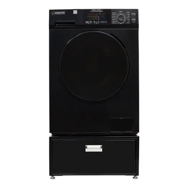 All - in - One Washer Dryer VENTED - DRY FASTER Than Condense 15 lb 110V + Pedestal