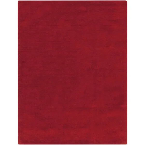 Wrought Studio Villegas Red Area Rug, Size: Rectangle 6' x 9'