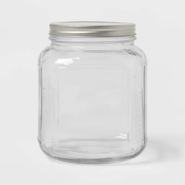 Threshold Glass Storage Jar - 64 oz
