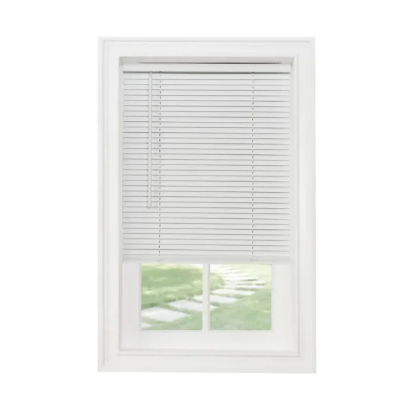 Achim Cordless GII Morningstar 1" Light Filtering Mini Blind, White, 18 in x 42 in