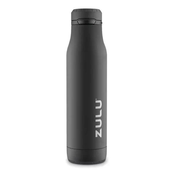 Zulu Ace 24oz Stainless Steel Water Bottle - Black