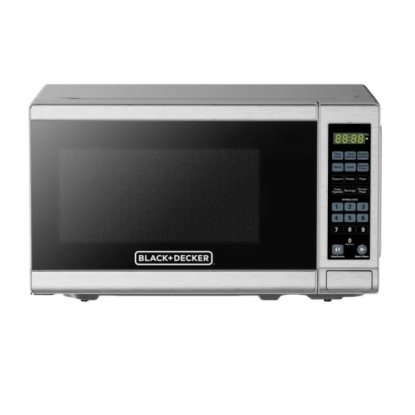 Black+decker 0.7 Cu. ft. Digital Microwave, Stainless Steel