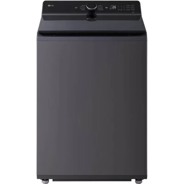 LG WT8400CB 5.5 Cu. Ft. Matte Black Mega Capacity Top Load Washer W/ Easyunload™