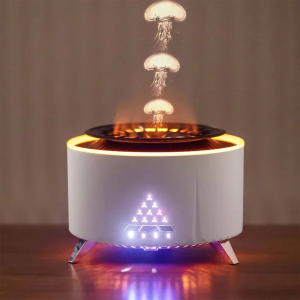 Diffusers for Essential Oils Large Room: Cool-Looking Jellyfish Mist(Watch The video) Yjy 350ml Cute Aromatherapy Diffuser for Home Bedroom, Long