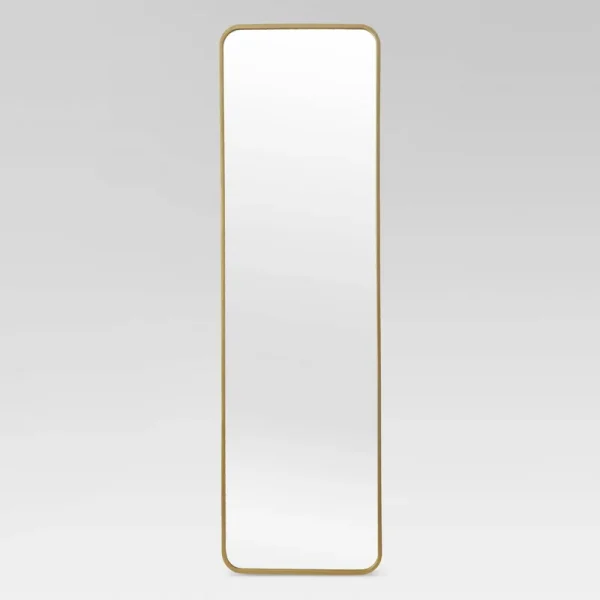 Project 62 Over-The-Door Mirror - Metal Brass