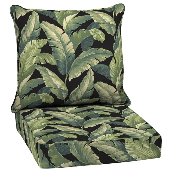 Arden Selections Onyx Cebu Outdoor Deep Seat Cushion Set