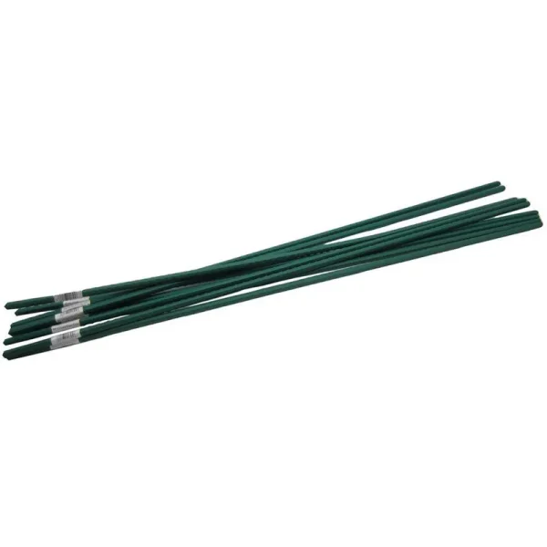 allFENZ 4' Polyethylene Coated Garden Stakes (10-Pack), Green