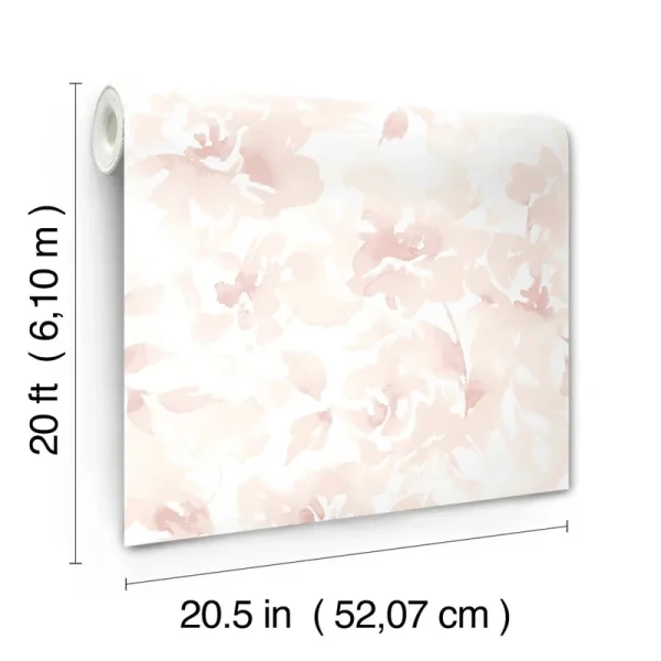 Magnolia Home Renewed Floral Peel & Stick Wallpaper - Pink