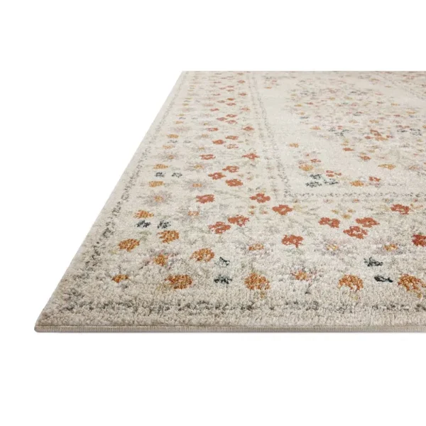 Rifle Paper Co. x Loloi 2'8" x 10'0" Linen Laurel Eleanor (LAU-02) Runner Area Rug