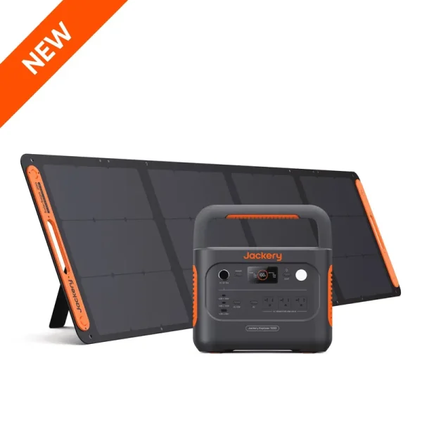 Jackery Solar Generator 1000 V2(2024 New), 1060wh Portable Power Station with 200W Solar Panel