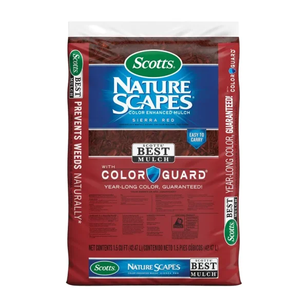 Scotts Color Enhanced 1.5-cu ft Sierra Red Blend Mulch | 88459442