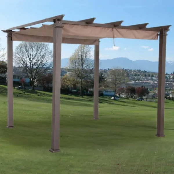 Garden Winds Replacement Canopy Top for The Home Depot Hampton Bay Pergola - Riplock 350