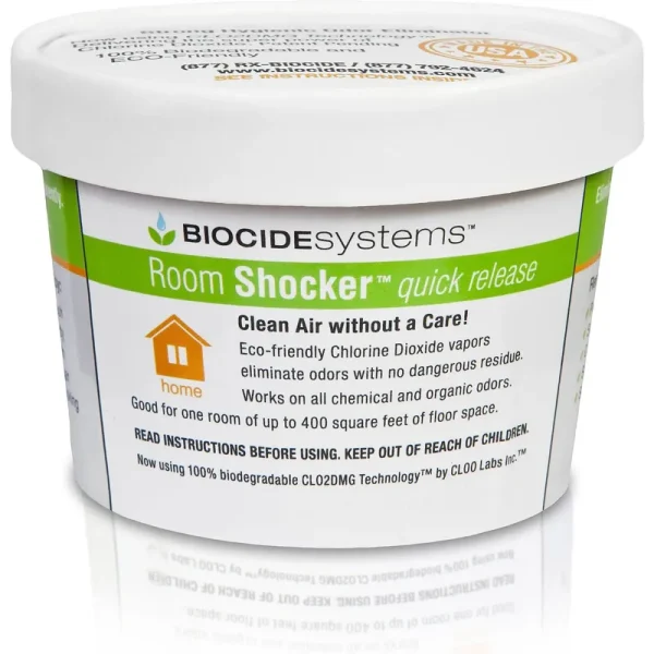 Biocide 3220 Room Shocker Odor Eliminator Quick Release Vapor