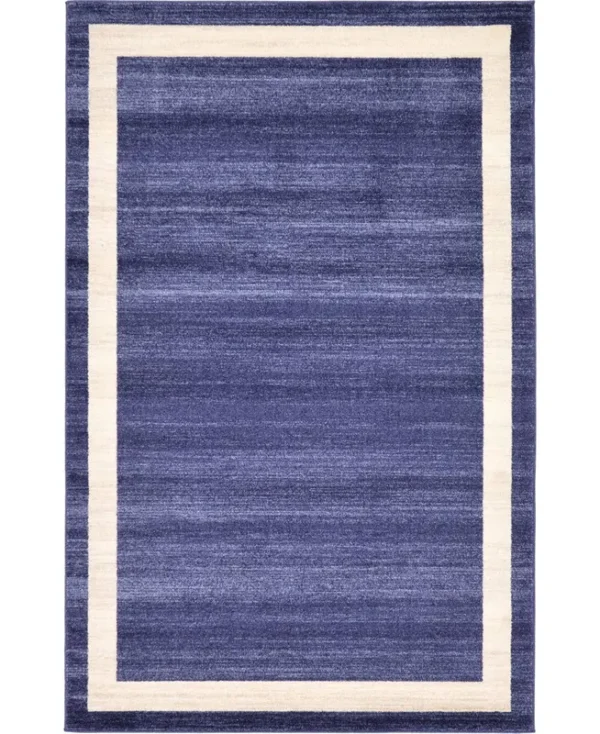 Unique Loom Maria Del Mar Area Rug (5' x 8' - Navy Blue)
