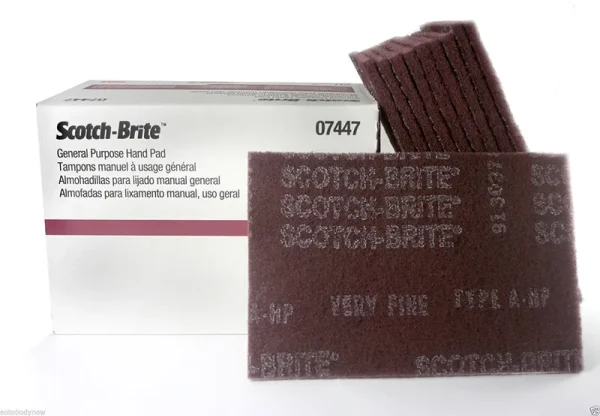 3M 7447/07447 (1/2 Box - 10 Pads) Scotch-Brite General Purpose Hand Pads