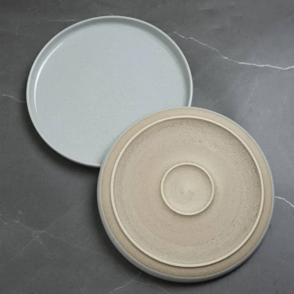 Rangou 12 Piece Dinnerware Set - Service for 4 Color: Light Gray