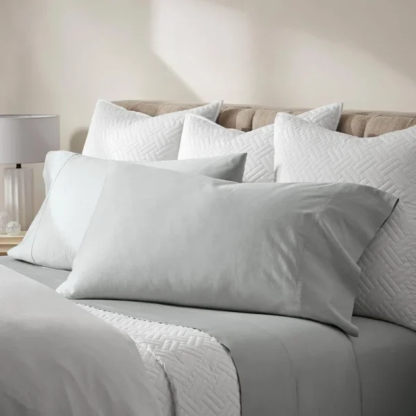 Boll & Branch Signature Hemmed Sheet Set, Full - Shore