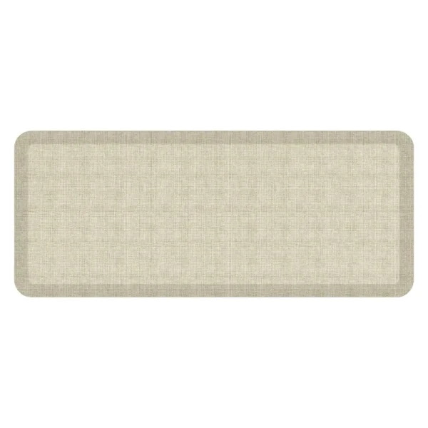 GelPro Newlife Designer Comfort Kitchen Floor Mat 20x48 Tweed Antique White, Size: 20 inch x 48 inch