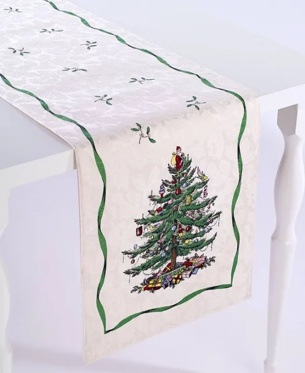 Spode Christmas Tree Table Runner, 90"