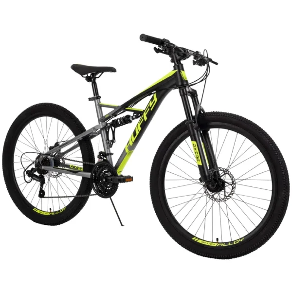 26 In. Oxide Men's Mountain Bike - Dual Suspension. Black
