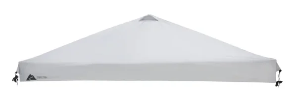 Ozark Trail 10' x 10' Top Replacement Cover for Outdoor Canopy, White, Size: 10' x '10'