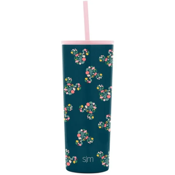 Disney Classic Tumbler - 24oz Disney Mickey Mouse Floral Riptide
