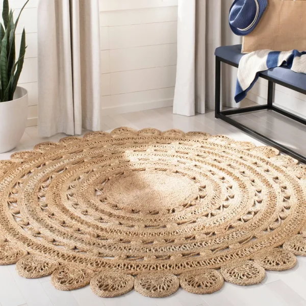 Safavieh Natural Fiber 3 ft. Round Area Rug - Natural