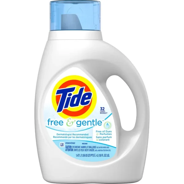 Tide Free & Gentle Liquid Laundry Detergent - 50 fl oz jug