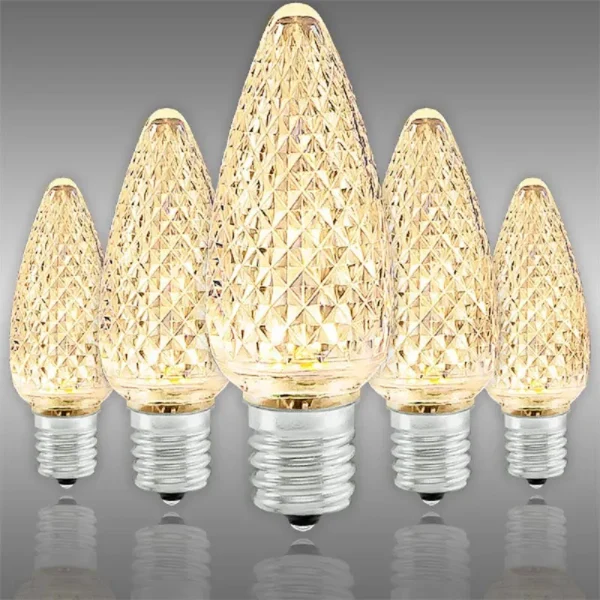 Christmas Lite Co. CMS-C9SWW / LED / C9 / Warm White / 25pk