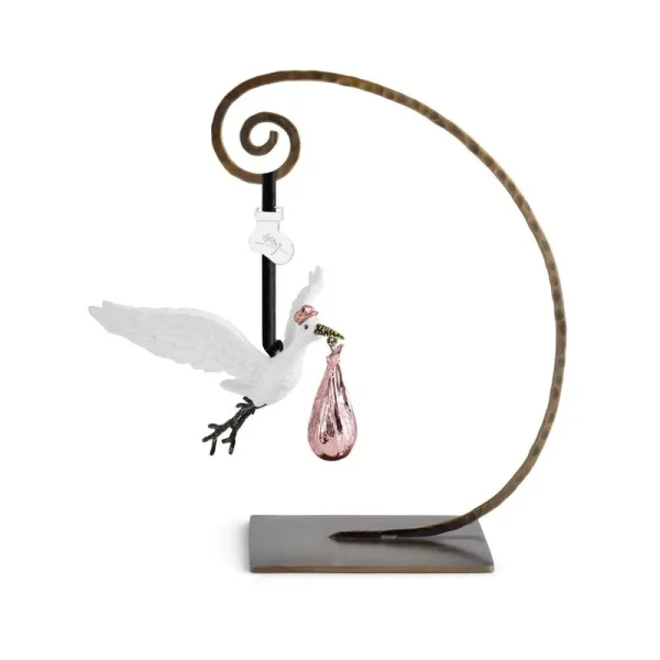 Michael Aram Stork Ornament Pink